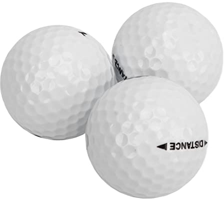 SUNGOOYUE Balles de Golf à Distance, 3pcs Double Couche en Nid d'abeille Pratique de Golf avec Un Noyau en Caoutchouc Synthétique pour Les Débutants Entraînant Une Utilisation Extérieure