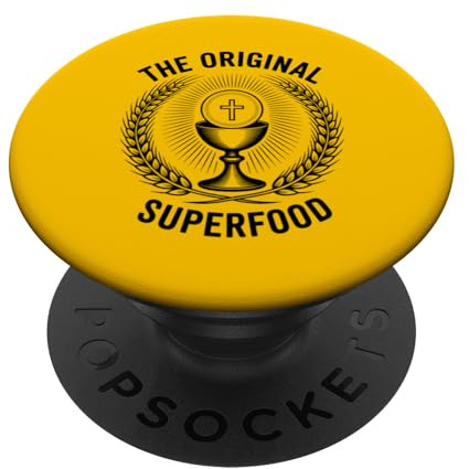 La messe catholique de l'Eucharistie Originale du Superfood PopSockets PopGrip Adhésif