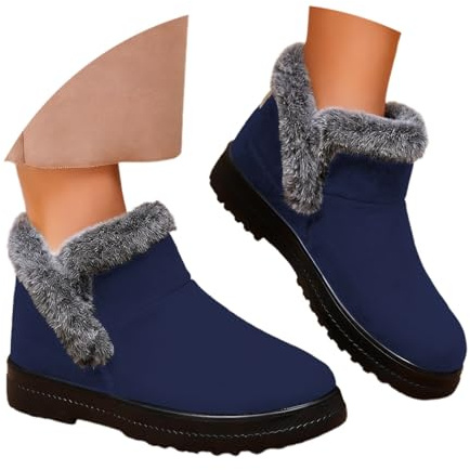 Apres Ski Femme Bottes De Neige Botte Pour Hiver Chaude Grand Froid Chaussure Après Boots Bottines Fourrées Fourrees Après-Ski Bottine Apres-Ski Imperméable Chaussures Glacia Barefoot Chaudes D'hiver