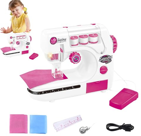 Children Sewing Machine Toy Portable Battery Powered