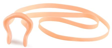 Rxgiasup Clip per naso galleggiante con corda, pratica protezione per il nuoto per surf, snorkeling, clip di protezione con corda per adulti