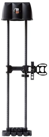 TightSpot Hunting Shooting Archery Lightweight 7-Arrow Quiver with Quick Draw System, Black, Right Hand