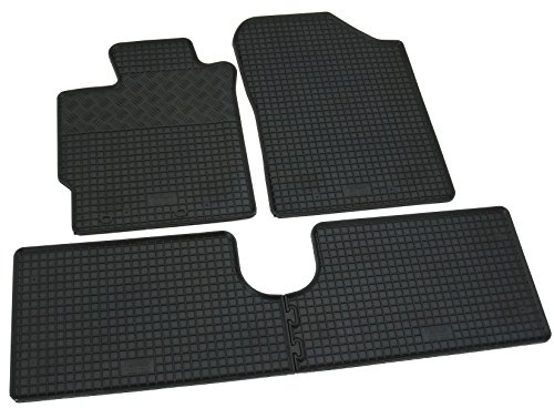 Gummi Fußmatten Set, 4teilig, Gummifußmatten Gummimatten Matten