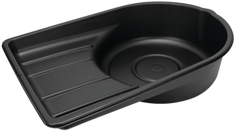 Performance Tool W4072 extragroße tragbare Ölablasspfanne, schwarz, 2,5 Liter Kunststoff
