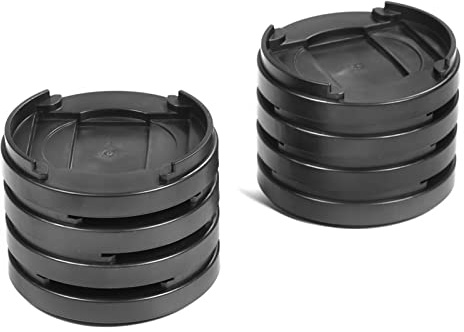 Cocoarm Bed Risers 8 Pack, Stackable Non-Slip Furniture Risers | Lastic Furniture Lift Blocks, Non-Slip Multi-Slot Base, Fits Table, Desk, Sofa, Chair Legs, Under-Bed Storage