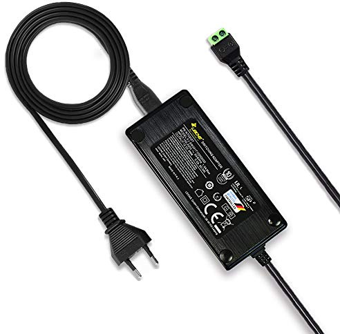 LEICKE Adaptador de fuente de alimentación LED, 12 V 5 A, suministro de corriente constante, transformador para dispositivos LED, tiras de LED, tiras de luz RGB