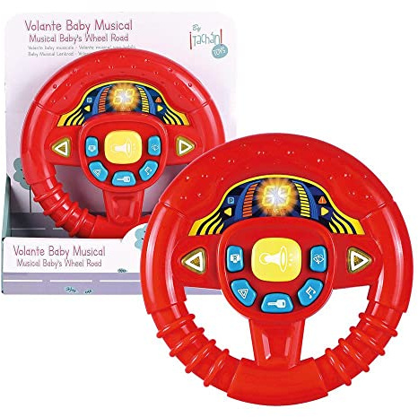 infunbebe TACHAN Spielzeug, Rot, mit Lichtern und Sounds, Mehrfarbig (782T00512)