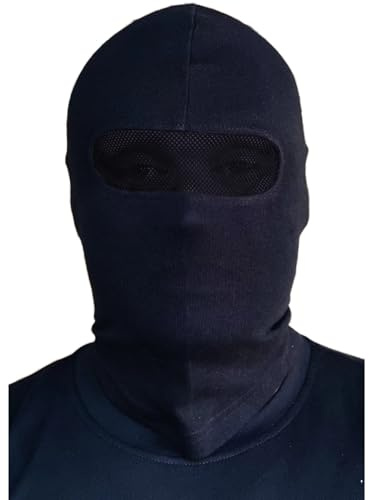 PGWEAR Sturmhaube NET mit durchsehbarem Netz im Augenbereich in schwarz