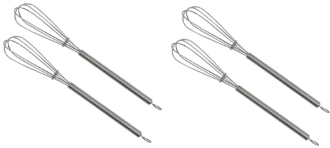 4 Stück Haarfärbemittel haar tönungen hair dye Salon-Mixer-Tool Mixer für Haarcreme Schneebesen Salon-Handmixer Werkzeuge zum Mischen von Haarfarben Mini Rührgerät Haarfärbestift