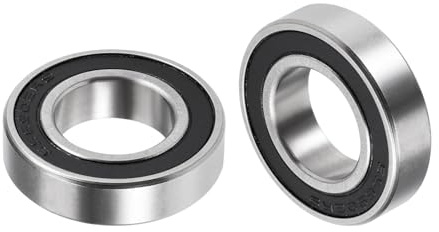 Kozelo 2 Stück S6902-2RS Kugellager 15x28x7mm Rillenkugellager | 440C Edelstahl, Einseitig Geschirmte, für Maschinenanwendungen, Industrielle Ausrüstung