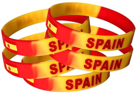 TARIFA UNITED Spain silicone wristbands Spain flag rubber bracelet Spanish flag wrist bands silicone bracelet rubber wristbands spanish deko mens bracelets