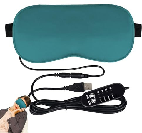 Máscara para ojos calentada - Almohadilla térmica ajustable, Almohadilla eléctrica para calentar ojos | Máscara para ojos calentada por temporada con temperatura de correa ajustable, elemento calefact