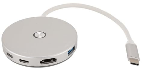 Videospiel Capture Karte, 4 in 1 Capture Card Dockingstation mit 100W PD/1080P@60Hz Typ C Video/4K@30Hz HDMI Video/USB3.0, Kompatibel mit/Steam Deck/PS 5/OBS/PC