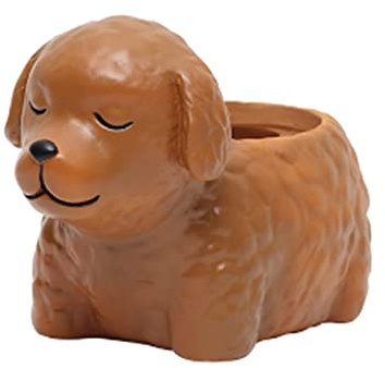 vhhhjhhkl Flower pots Cute Corgi Flower Pot Puppy Planter Succulent Plants Pot Ornament Holder Container Small Bonsai Home Garden Desktop Decoration Flower pots Bonsai Flower Pot (Color : H) (B)