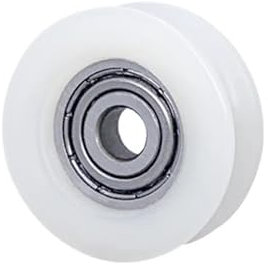 1 x 7 Größe U Nut Metallschild Nylon Riemenscheibe Rollen Kugellager Neu
