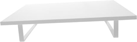 Stovetop Cover White Standard Kitchen Countertop Storage Rack | Stainless Steel and Density Board Build, Simple Elegant Finish, Sturdy Support for Home Use