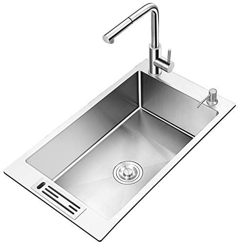 Edelstahl Badezimmer Spüle Doppelschale für Badarmatur 68 cm Größe Silber Duschtasse und Spülbecken leicht zu reinigen und