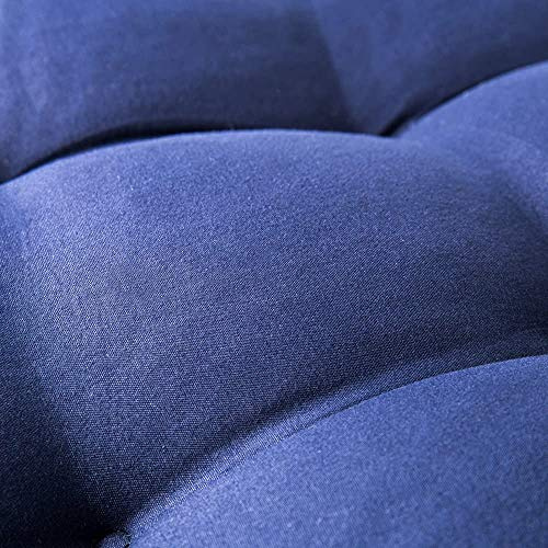 Cojín grueso azul para tumbona de 48 x 163 cm, colchón portátil para silla de patio, sofá, banco, relax in Comfort solo cojín