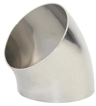 Abgasrohrleitungen 1,5mm Edelstahl-Rohrbogen 45-Grad-Handlauf Edelstahl-Rohrverbindungsbogen Autoschalldämpfer(70mm x 1.5mm)