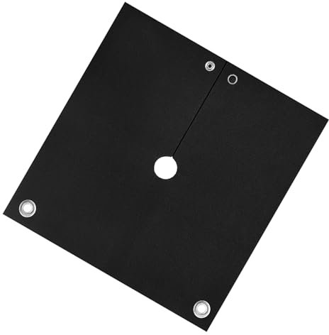 Manta protectora retardante para soldadores, alfombrilla de soldadura, fieltro de carbono, escudo térmico de hasta 982.2 °C para un uso fácil