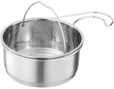 ZUNOXAZ Scolapasta Acciaio con Multipli Fine Scolaverdure e Robusto Setaccio Drenante per Cucina Domestica e Professionale