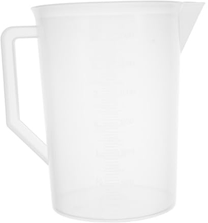 Caraffa Graduata in Plastica Bianca 3000ml, Misurino