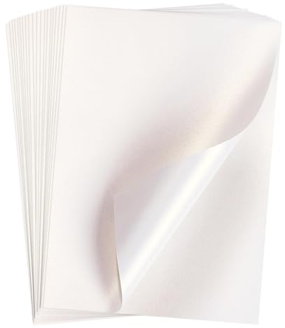 White Tissue Paper 20 Sheets, 50 x 70cm Large Metallic Flower Gift Wrapping Packing Tissue Paper for Packaging Wrapping Gifts