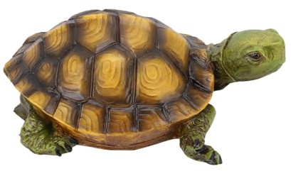Mjaie Realistic Floating Tortoise Statue Pond Decoration Garden Accessories Resin Craft Ornament Display Accessories Floating Tortoise Decoration