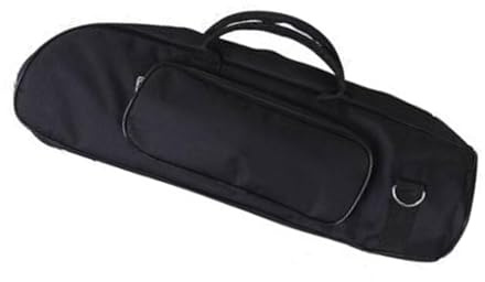 QUXVUIS Trompetenkoffer, Gigbag, gepolsterte Ausführung, wasserdichtes Material, für Musiker auf dem Weg zu Auftritten und Proben, tragbare Tasche für Blechblasinstrumente