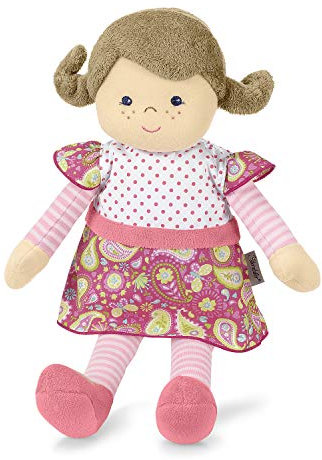 Sterntaler 3031810 Anziehpuppe Gesa, Mit Klettverschluss, Alter: Für Babys ab der Geburt, 33 cm, Rosa