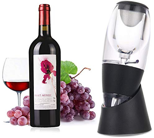 Honsin Mode Vin Aérateurs Décanteur Set Famille Fête Hôtel Rapide Ventilation Bec Verseur Vin Magie Décanteur