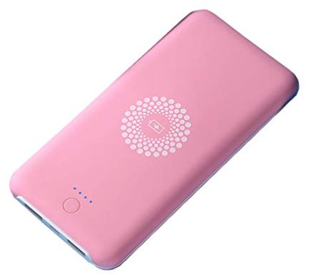Qi Wireless Power Bank,Huge Capacity Charger Ultra Compact External Battery Pack with Dual USB Output