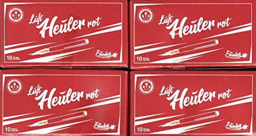 vama Funke Luftheuler - Luftpfeifer mit Fontäne, Pfeiffontäne mit typischem Pfeifton, Ganzjahresfeuerwerk für Outdoor, ca. 3 Sek. Effektdauer, 4 Packungen je 10 Stück