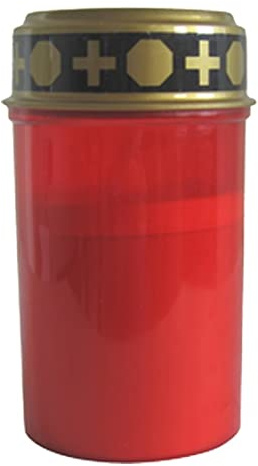 LED Grabkerze rot flackernd 12 cm hoch Batteriebetrieb Grablicht LED Kerzen