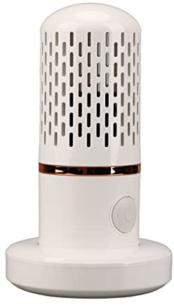 Machine à Laver les Fruits et Légumes, Charge USB sans Fil Portable Nettoyeur de Fruits et Légumes en Forme de Capsule Mini Purificateur de Fruits Purificateur Alimentaire avec Base pour(Blanc)