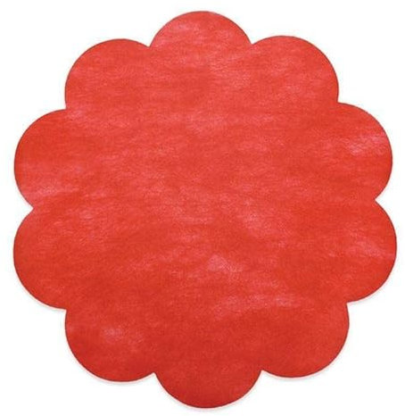 RGB Cerchio sottopiatto Rosso S100 in TNT da 58 cm 25GRS.