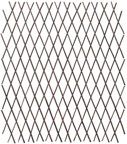 zzhugyin Wood Fence Wall Panel Outdoor Decorative, Trellis for Climbing Plants, Plant Support Willow Lattice Fence Panel for Climbing Plants Vine Ivy Rose Cucumbers Clematis (Medium)