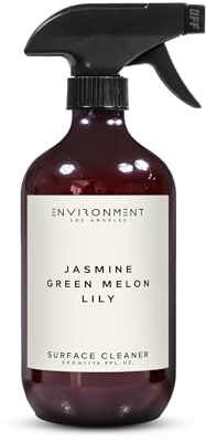 ENVIRONMENT Inspired by 5-Star Resort WN Surface Cleaner, 16oz Luxury Surface Cleaner (Jasmine | Green Melon | Lily) Home Essentials, Scented Cleaning Products, Vegan & Cruelty-Free