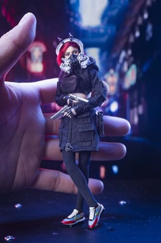 1/12 Maßstab Action Figur,Palm Treasure Series Rainbow 6inch Flexible Weibliche Soldaten Miniatur Action Figur Sammlung