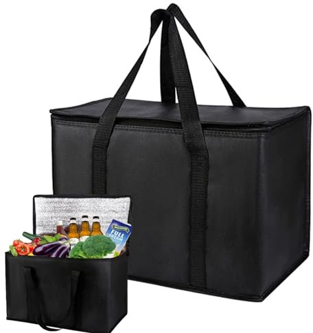 Kühltasche 65L-70L Große Kühltasche Kühltasch-e Box Thermische Lebensmittel-Liefertasche Wiederverwendbare Große Kühltasch-e Box Faltbare Kühlbox Für Camping Grillen Einkaufen Outdoor Reisen