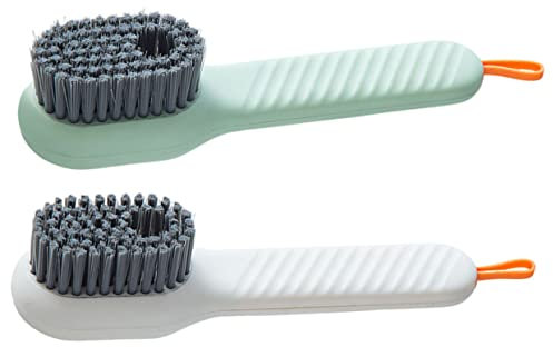 SEWOART Lot de 2 Brosses de Nettoyage Efficaces pour Le Linge Les Chaussures Le Sol Le Carrelage La Maison Distributeur de Polyvalent 2 Pièces