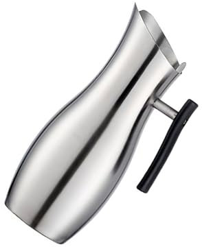 Pichet à eau froide en acier inoxydable avec protection contre la glace, pour eau froide, vin, jus