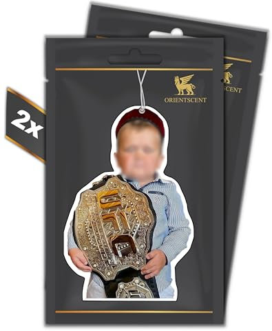 Set da 2 pezzi di albero profumato UFC veterano – Deodorante automatico per auto divertente tuning – Car Air Freshener ciondolo profumato auto (2 pezzi)