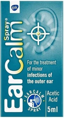Ear Spray | Antibacterial and Anti-Inflammatory Treatment for Ear Infections | Soothing Relief for Itching, Irritation, and Discomfort | 5ml Spray Bottle