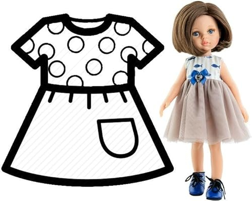 Paola Reina Kledingset Amigas Mari Mari (32cm)