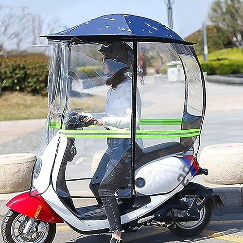 Carport Moto Protection Pluie Batterie Imperméable Protection Voiture Parapluie (B)