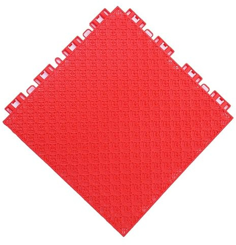 Piastrelle di drenaggio modulari ad incastro per garage, tappetini antiscivolo per auto, patio e piscina, 25 x 25 cm, set da 64 pezzi, soluzione Flo resistente alle intemperie