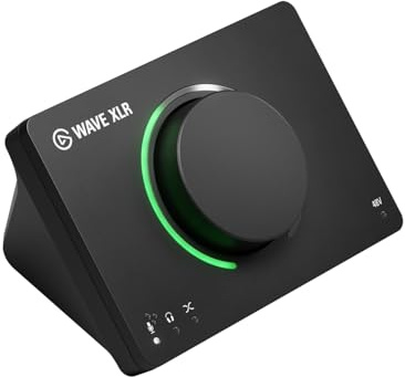 Elgato Wave XLR MK.2 – USB Audio Interface and DSP Mixer for XLR Microphones, 80dB Gain, Onboard Effects, LED Feedback, Touch Mute, Works with Stream Deck, PC & Mac