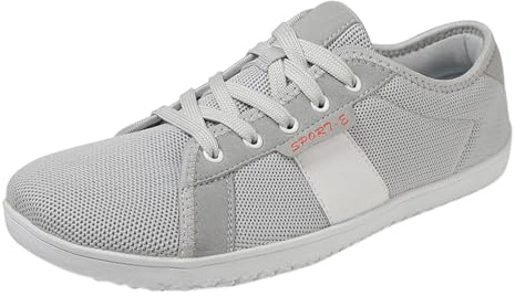 Zapatos de pie descalzo para mujer y hombre, tenis anchos para correr, cómodos tenis de malla para exteriores, tenis de parte inferior plana, tenis ligeros y transpirables, zapatos antideslizantes