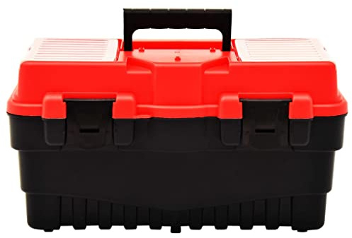 Lumanois Cassetta degli Attrezzi in Plastica 462x256x242 mm Rossa, Articoli di ferramenta,Accessori ferramenta,Conservazione/Ordine Attrezzi,Cassette degli Attrezzi, 2.3kg-146269
